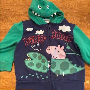 Peppa dinosaur hoodie